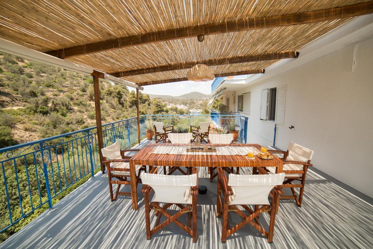 Agiazi Poros Summer House Galatás المظهر الخارجي الصورة